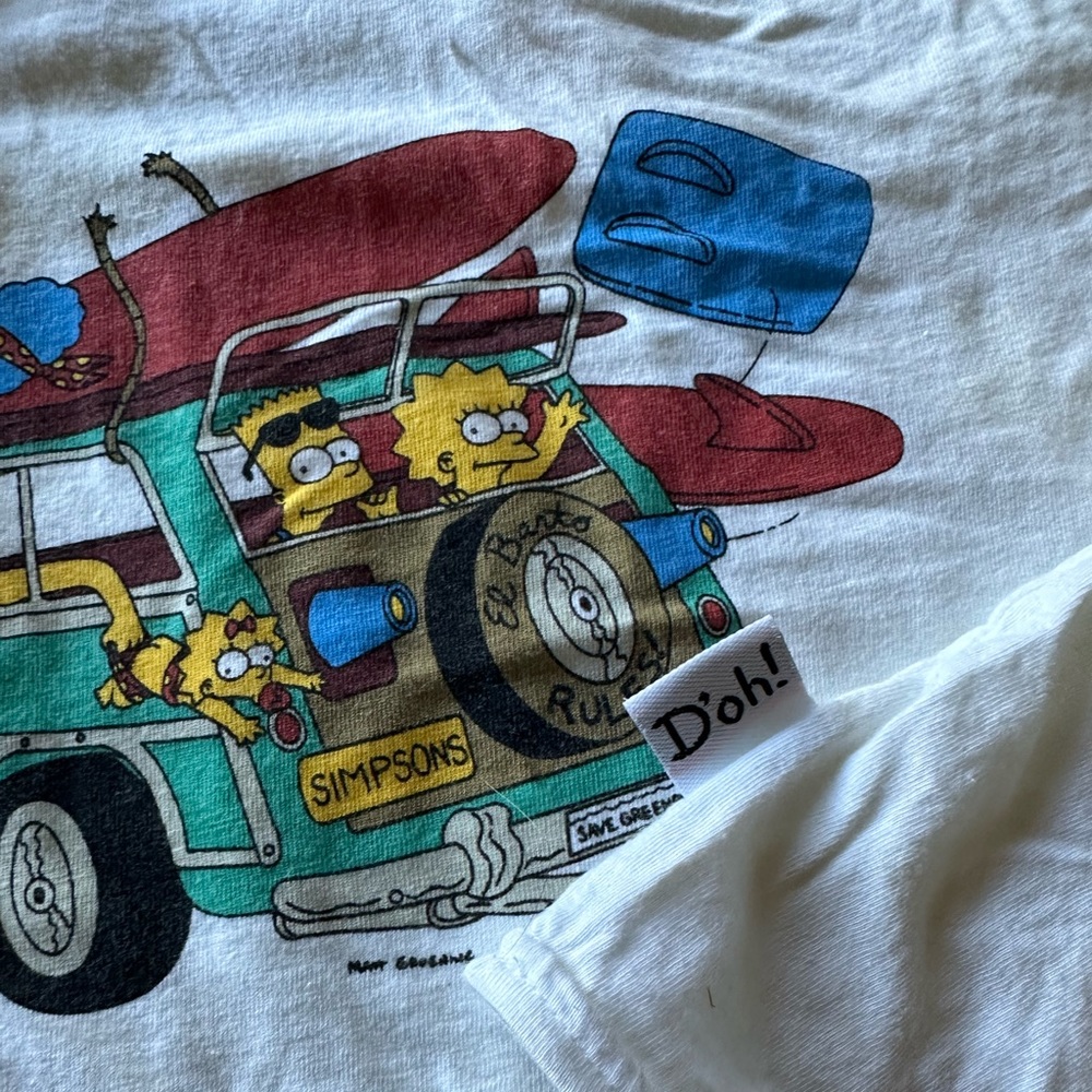 The Simpsons cami Y2K